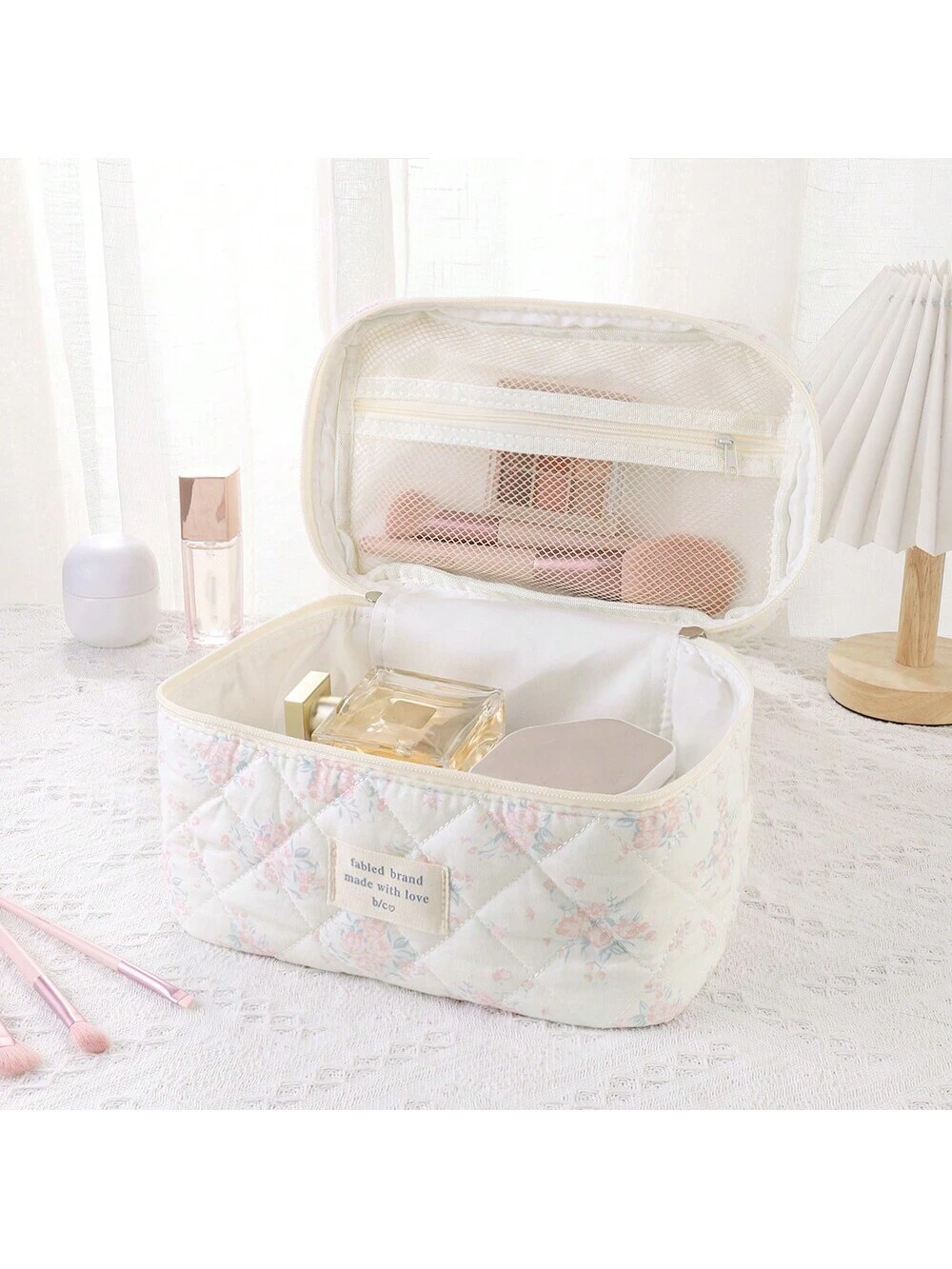 Ensemble de 3 trouces de maquillage portables et de grande capacité