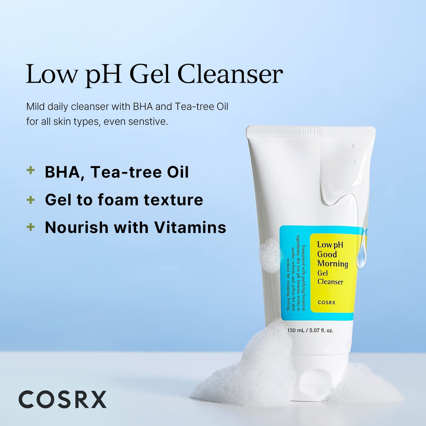 COSRX - Low pH Good Morning Gel Cleanser | 150ml