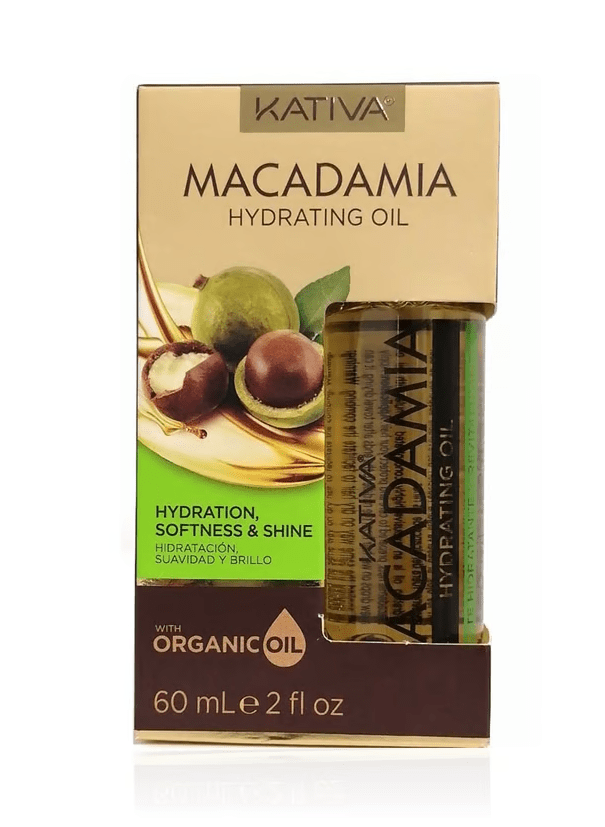 Kativa Macadamia Hydrating Oil, Huile Hydratante 60ml