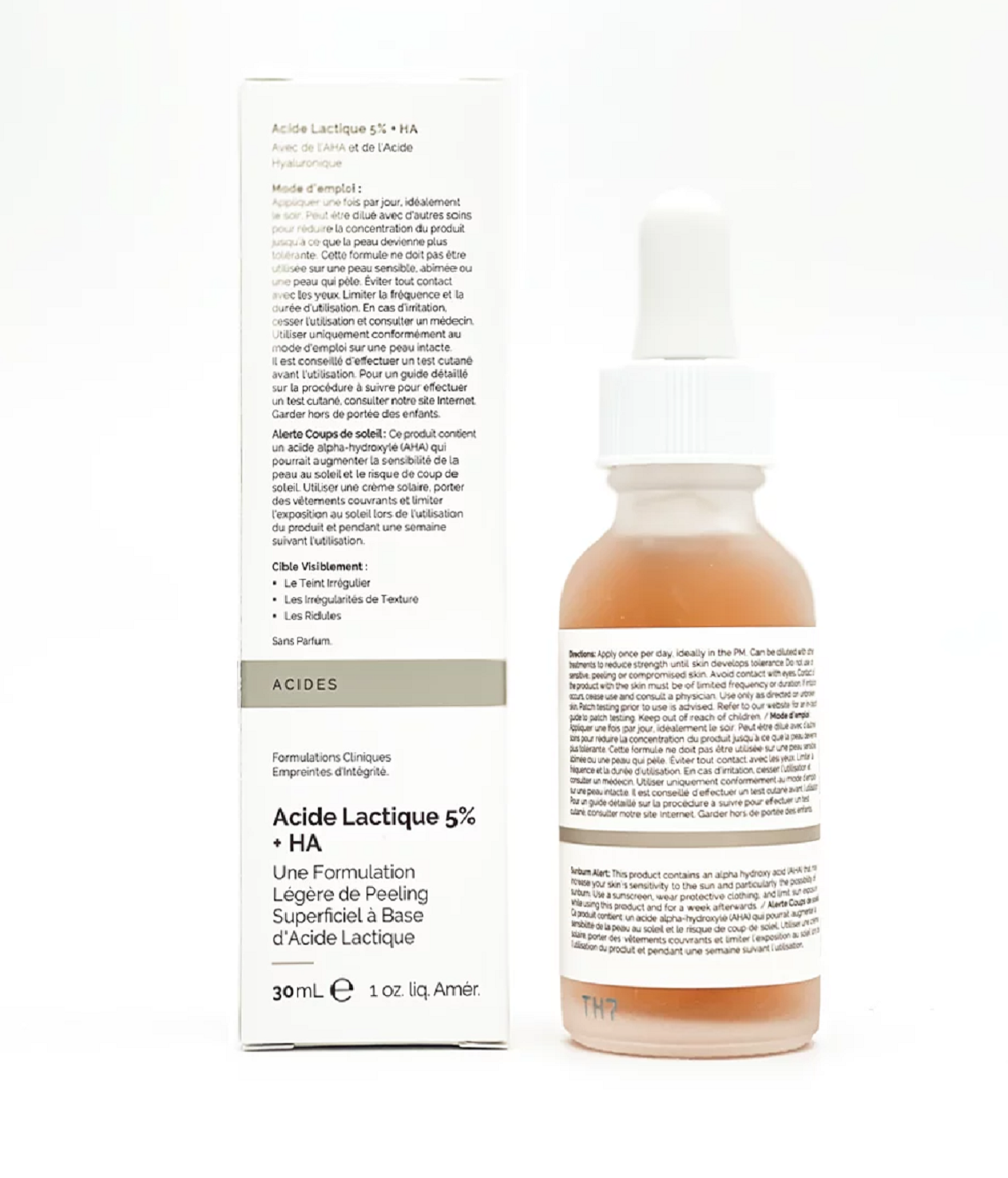 The Ordinary Lactic Acid 5% + HA - Sérum de Peeling