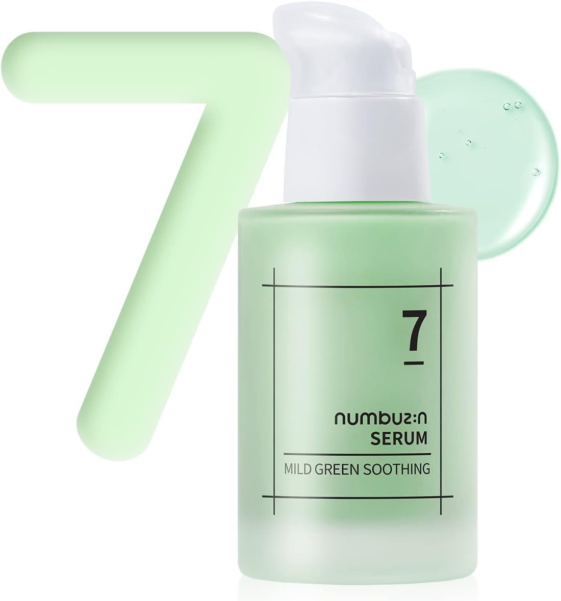 numbuzin - No. 7 Mild Green Soothing Serum - Sérum apaisant | 50ml