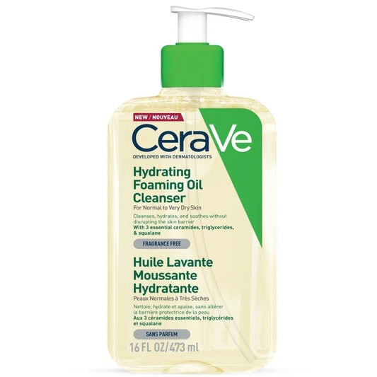 Cerave Hyadrating Foaming Oil - Huile Lavante 473 ML