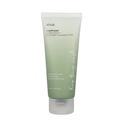 ANUA Heartleaf Quercetinol Pore Deep Cleansing Foam Mousse nettoyante -150ml