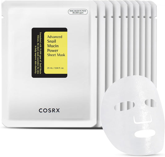 COSRX Mask Advanced Snail Mucin Power Sheet – Intensive Hydration & Skin Repair