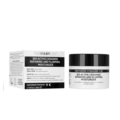 The InkeyList BIO-ACTIVE Ceramide Reparing & Plumping Moisturiser, 50ML