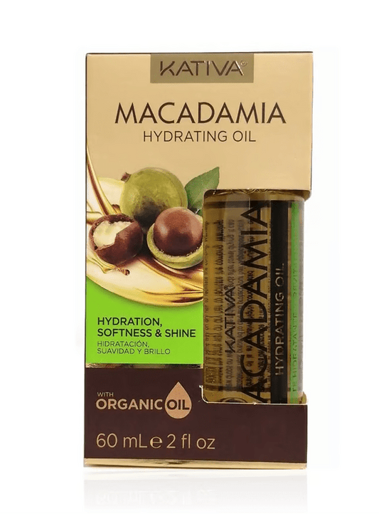 Kativa Macadamia Hydrating Oil, Huile Hydratante 60ml